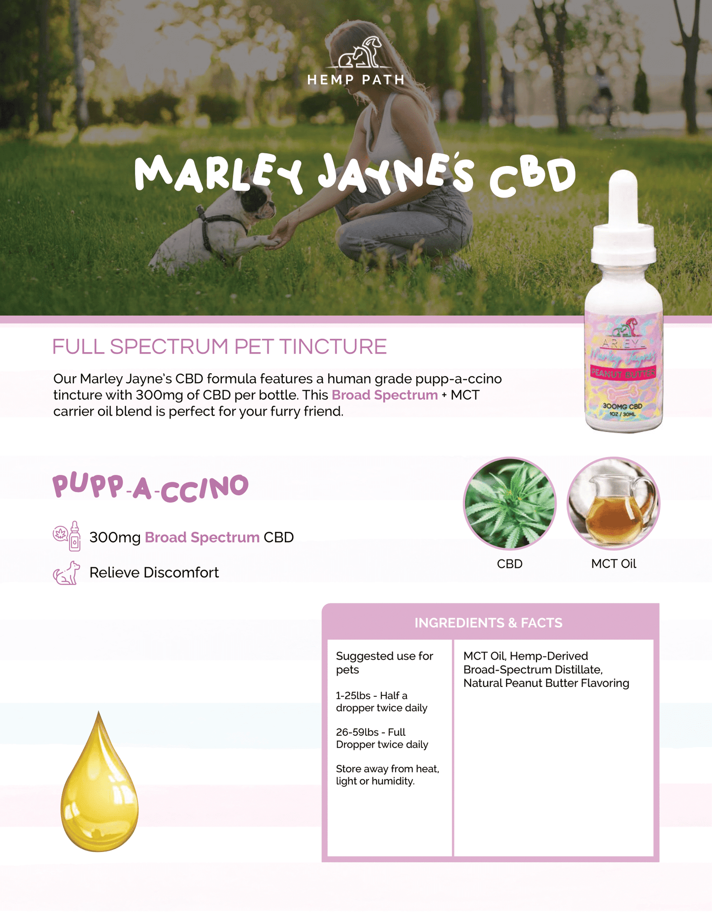 Marley Jayne Pet CBD Tincture